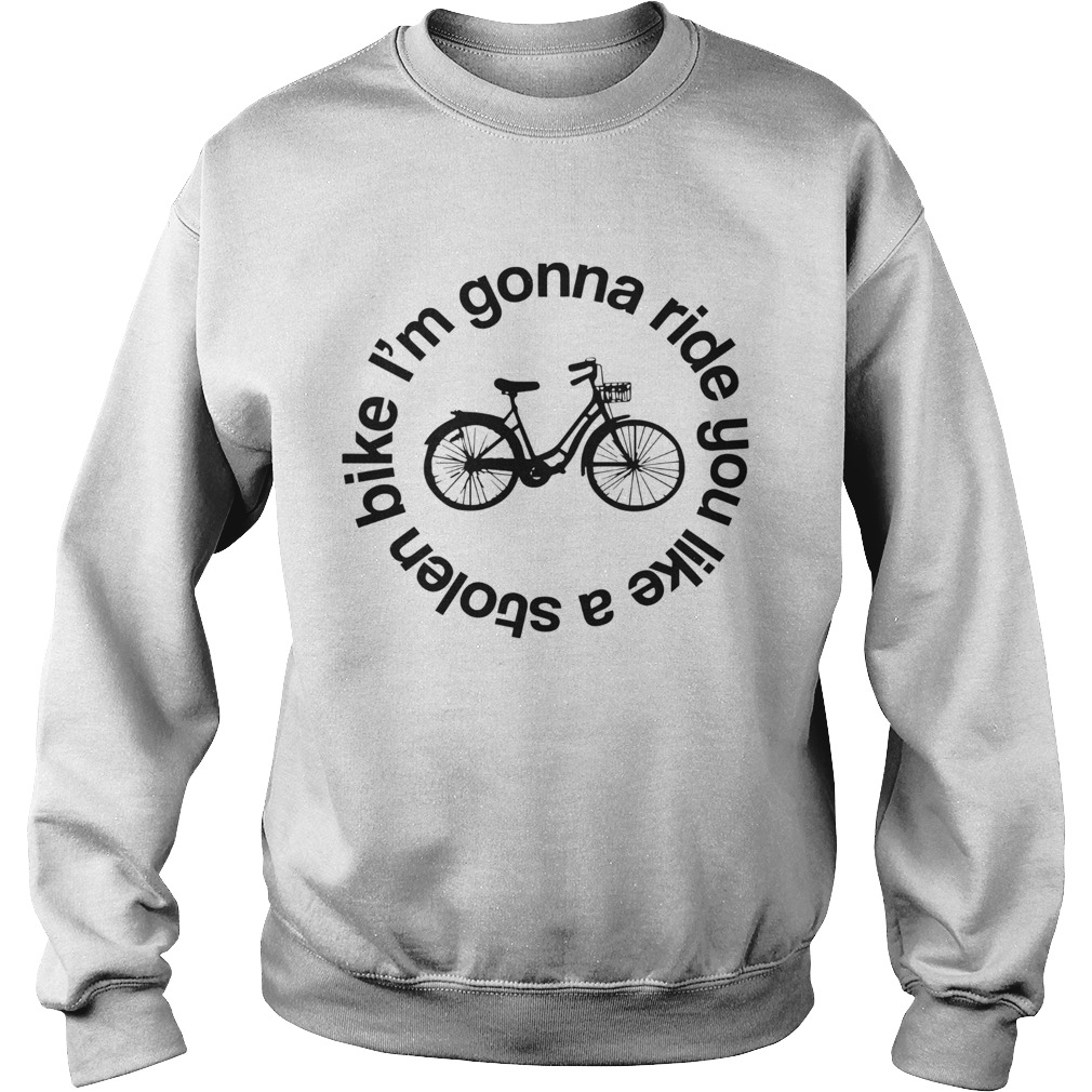 Im Gonna Ride You Like A Stolen Bike Sweatshirt