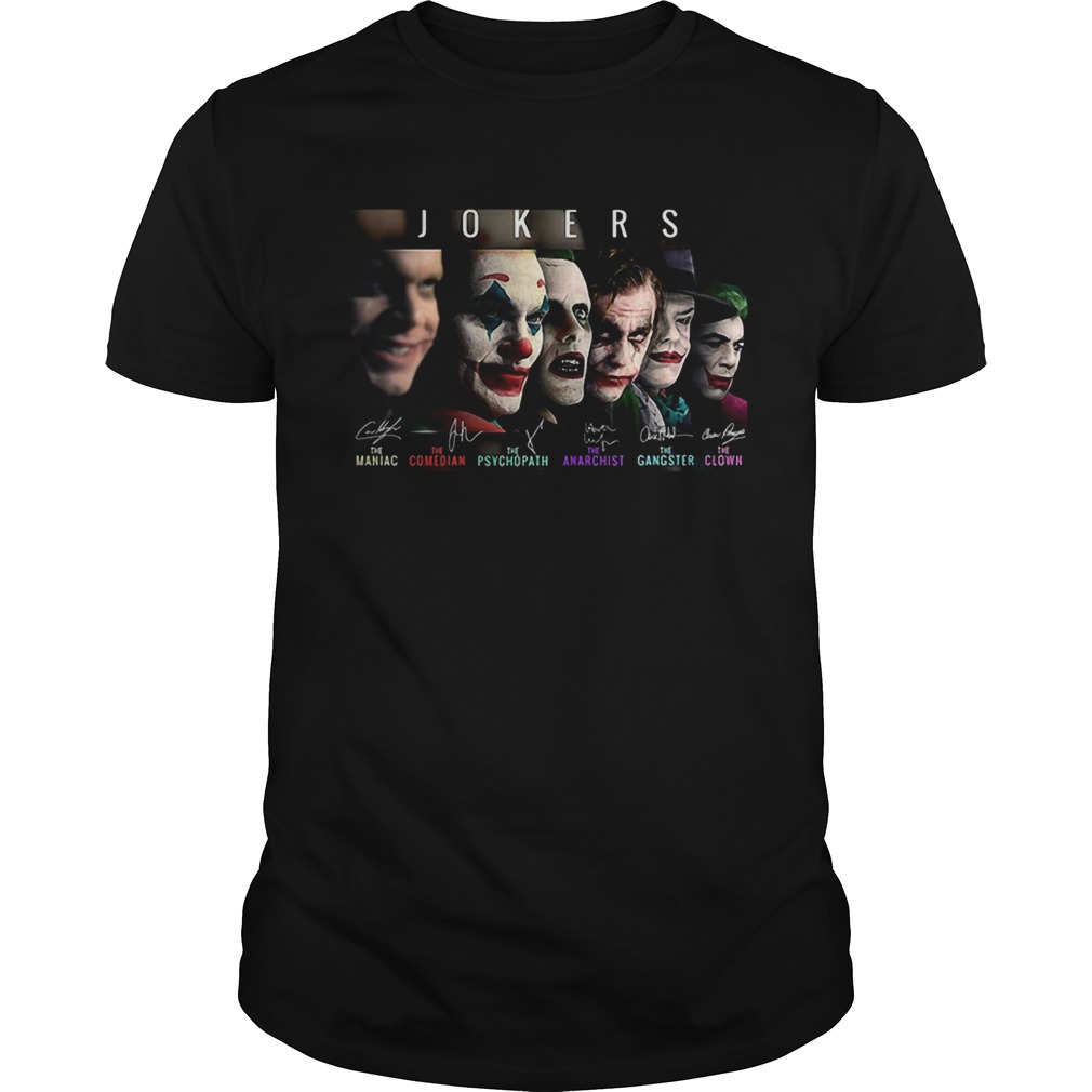 Jokers Friends all version signature shirt