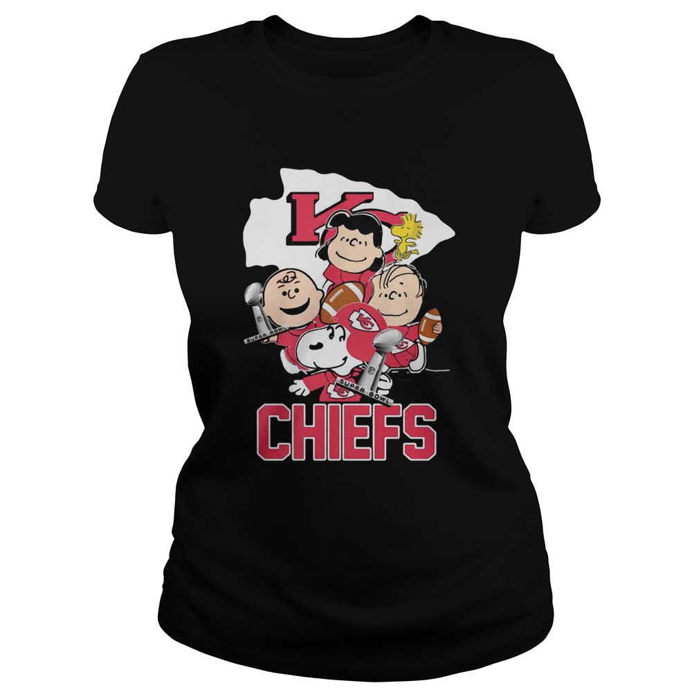 Kansas City Chiefs Peanuts Characters shirt - Trend Tee Shirts Store