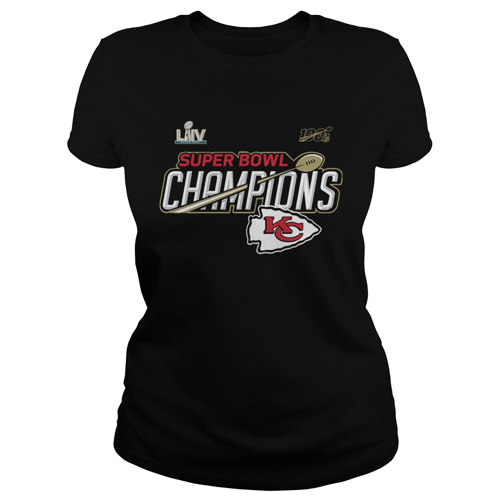 Kansas City Chiefs Super Bowl LIV Champions Trophy Classic Ladies