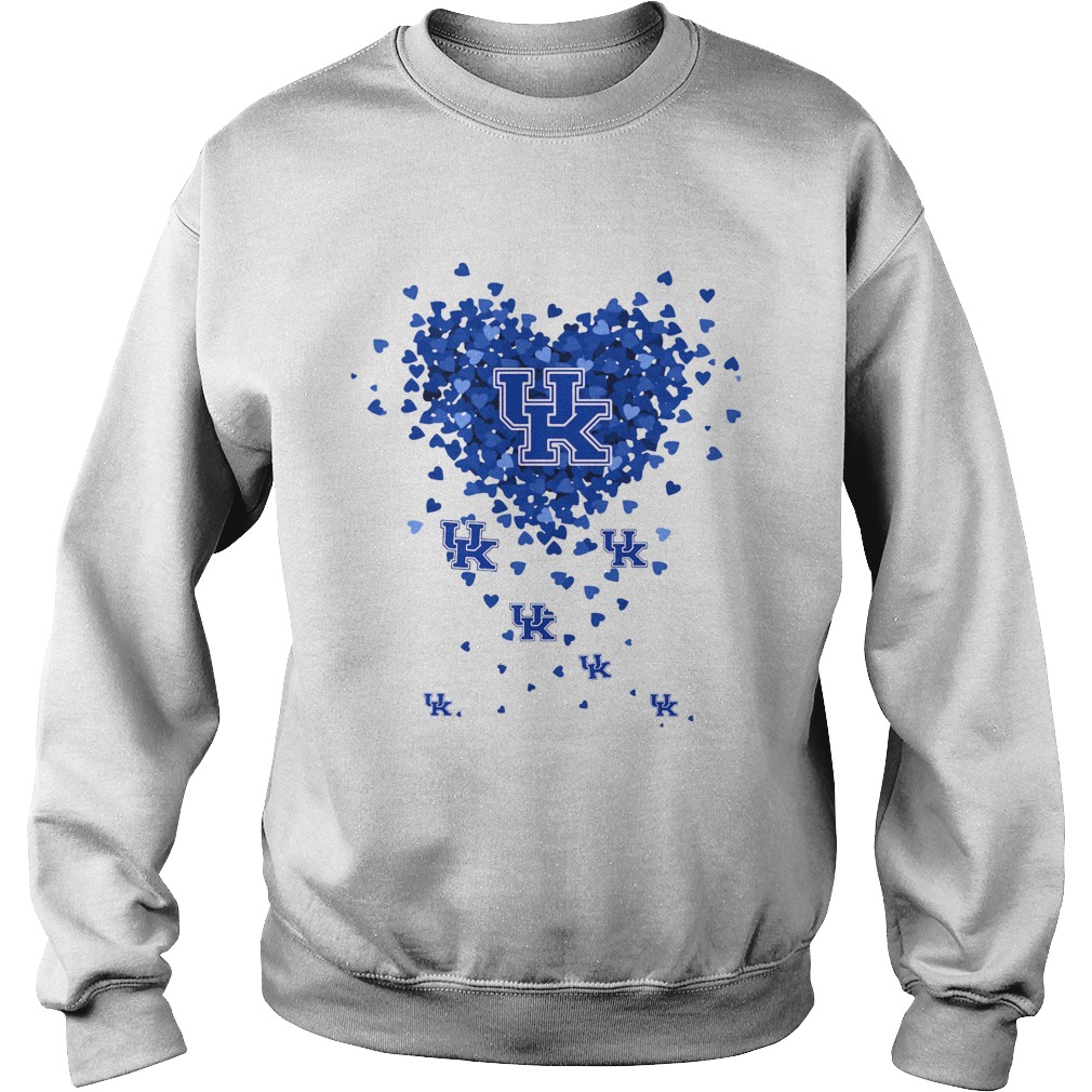 Kentucky Wildcats Tiny Hearts Shape Sweatshirt