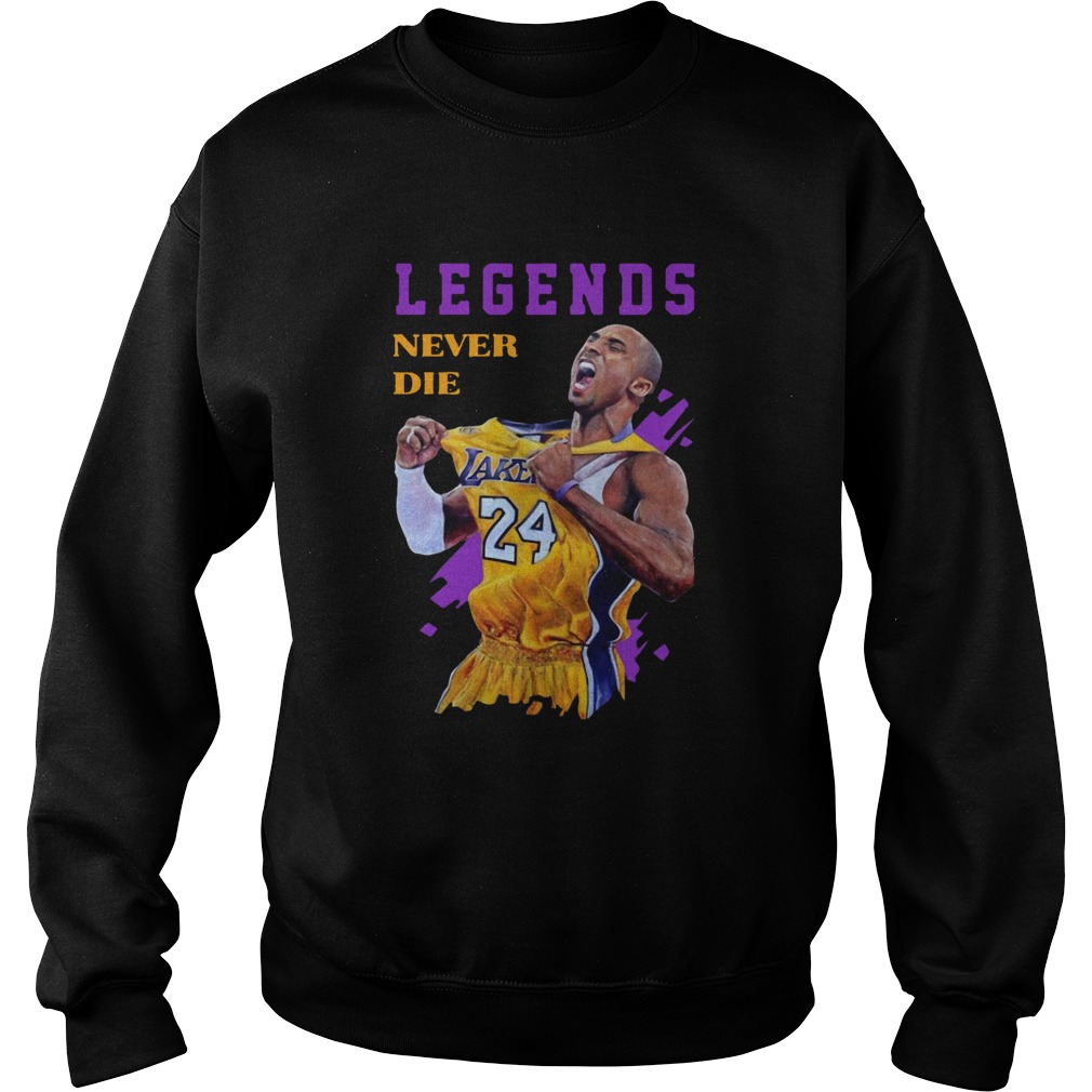 Kobe Bryant Basketball Legends Never Die Sweatshirt