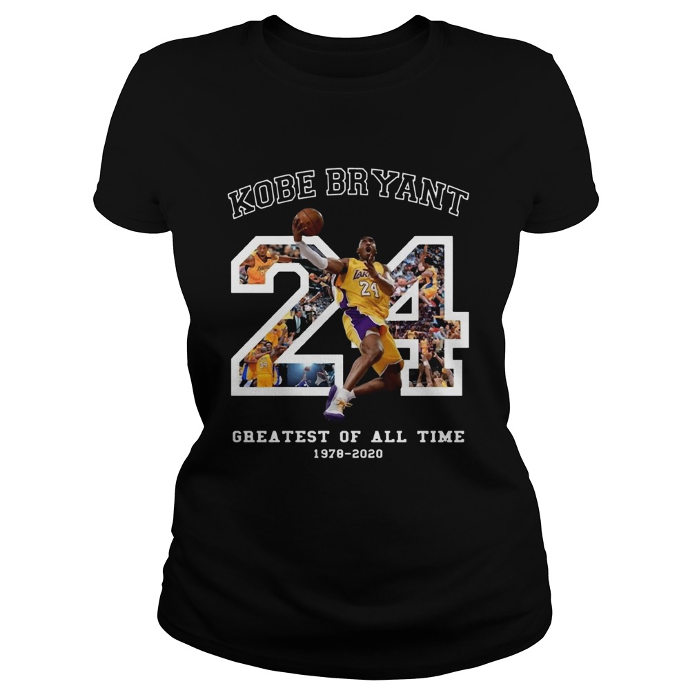 Kobe Bryant Greatest Of All Time Basketball Moments Tribute Los Angeles Number 24 Classic Ladies