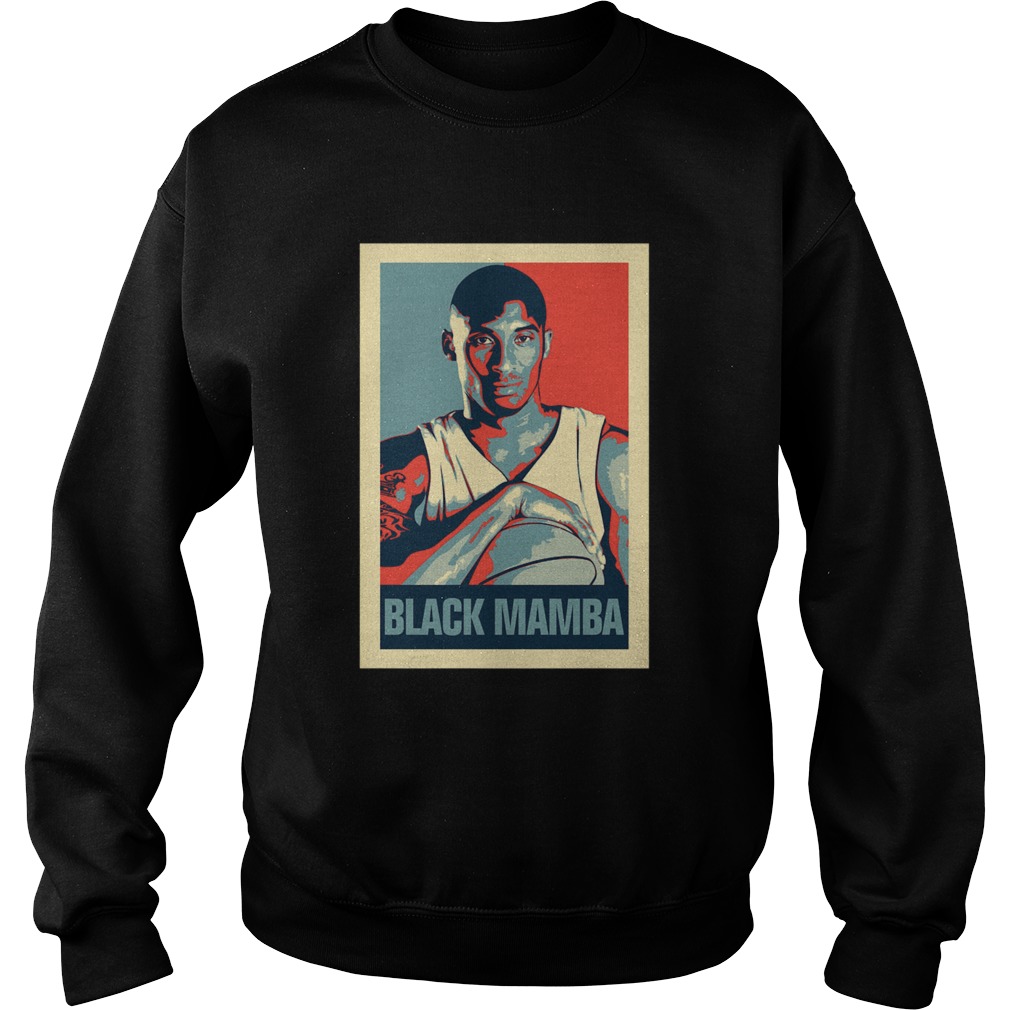 Kobe Bryant The Black Mamba Obama Hope Sweatshirt