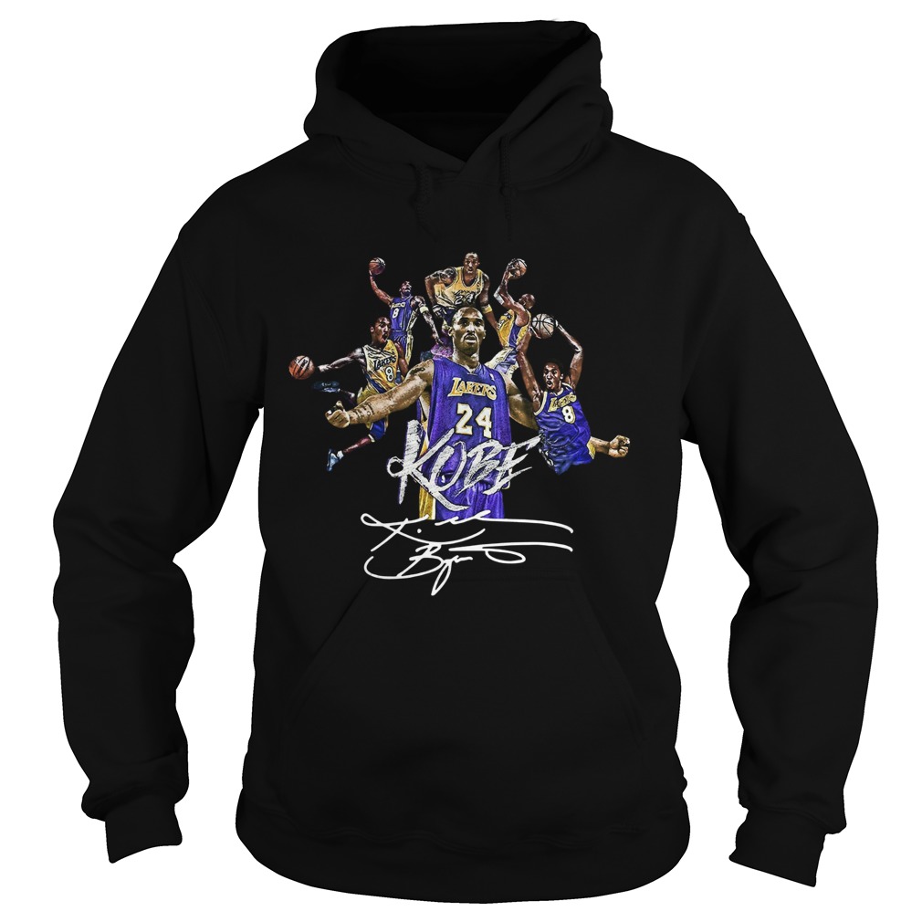 Lakers 24 Kobe Bryant Signature Hoodie