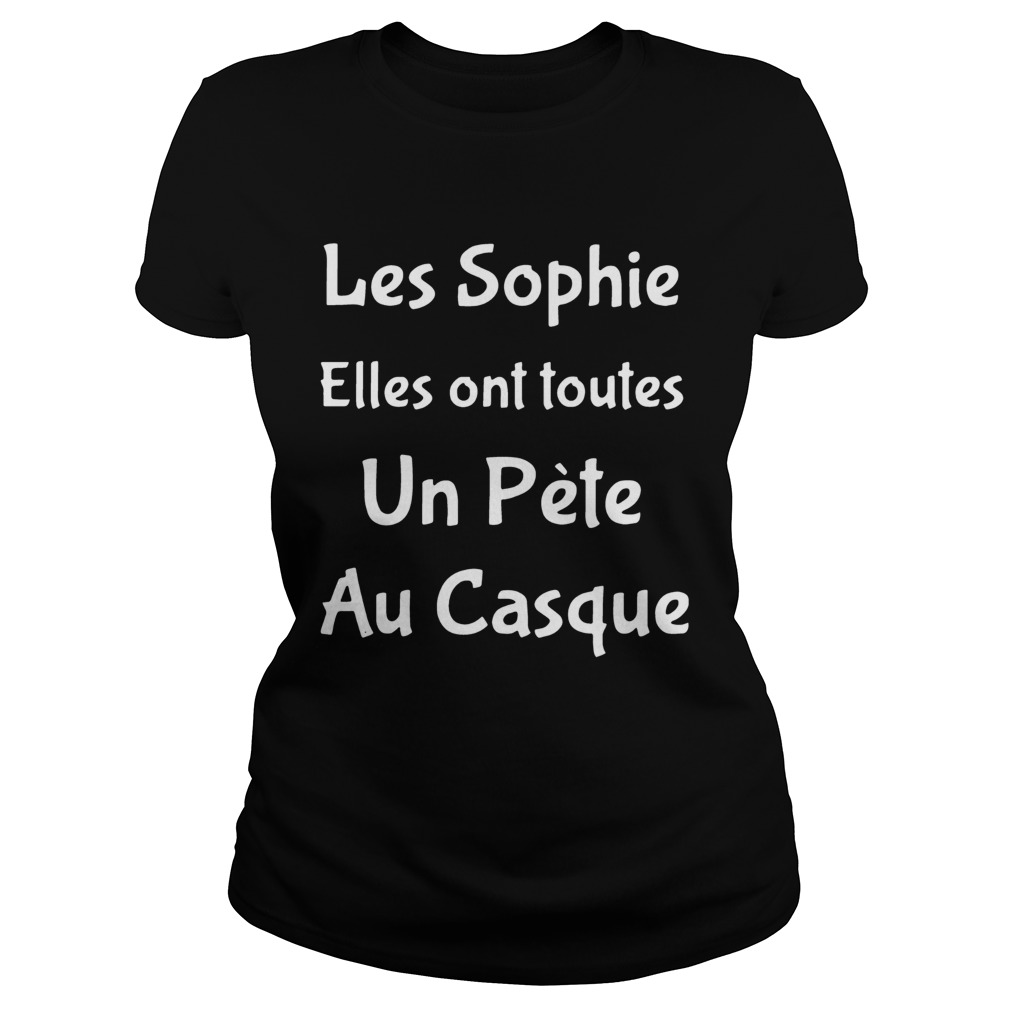 Les Sophie Elles Ont Toutes Un Pte Au Casque Classic Ladies