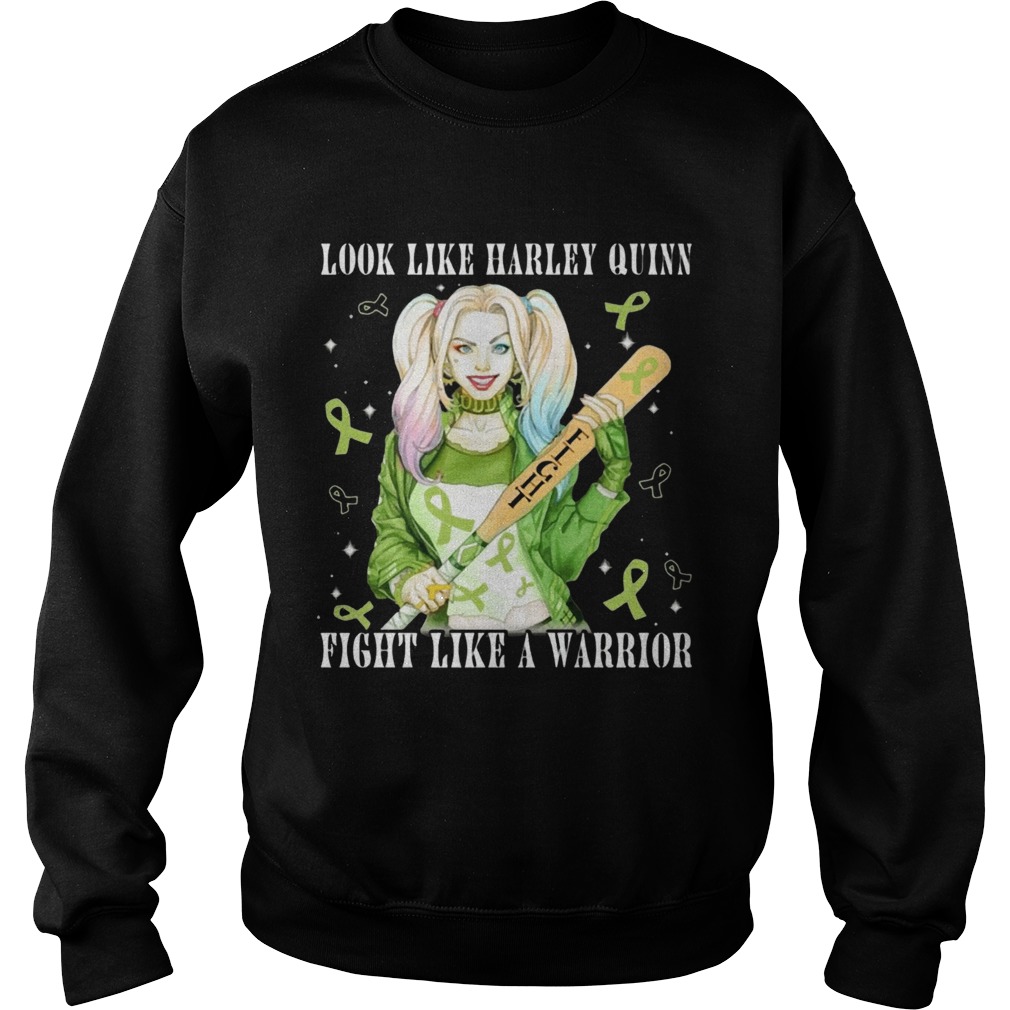 Look Like Quinn Fight Like A Warrior Liver Cancer Awareness Sweatshirt