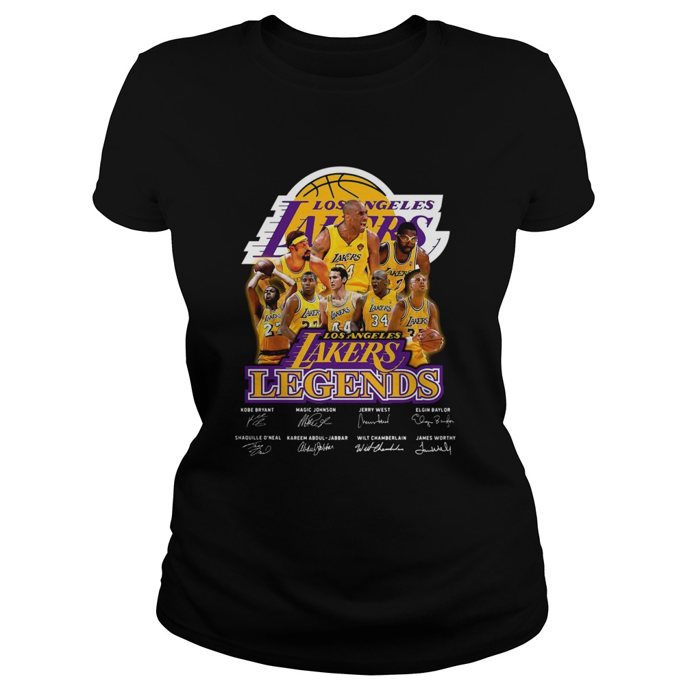 Los Angeles Lakers Kobe Bryant Magic Johnson Jerry West Elgin Baylor Classic Ladies