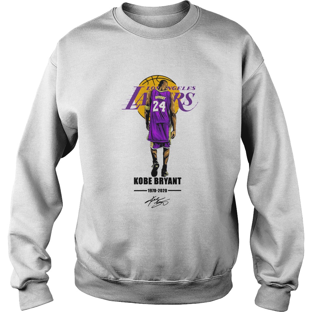 Los Angeles Lakers Rip Kobe Bryant 19782020 Signature Sweatshirt