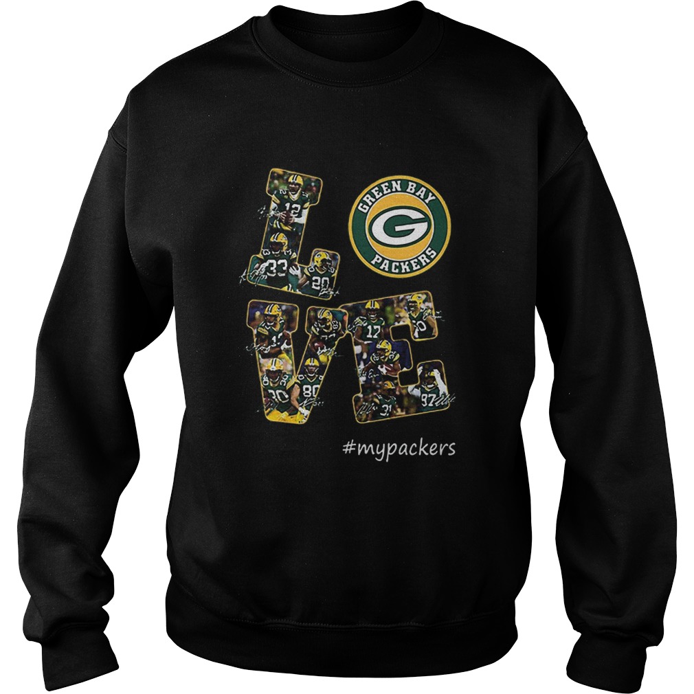Love Green Bay Packers mypackers signatures Sweatshirt