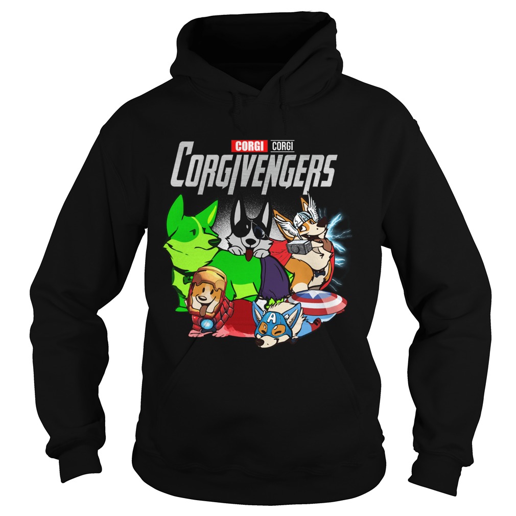 Marvel Avengers Corgi Corgivengers Hoodie