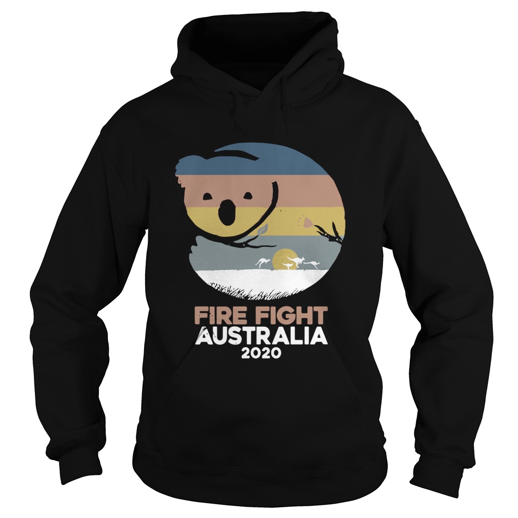 Michael Bubl Vintage Koala Fire Fight Australia 2020 Hoodie