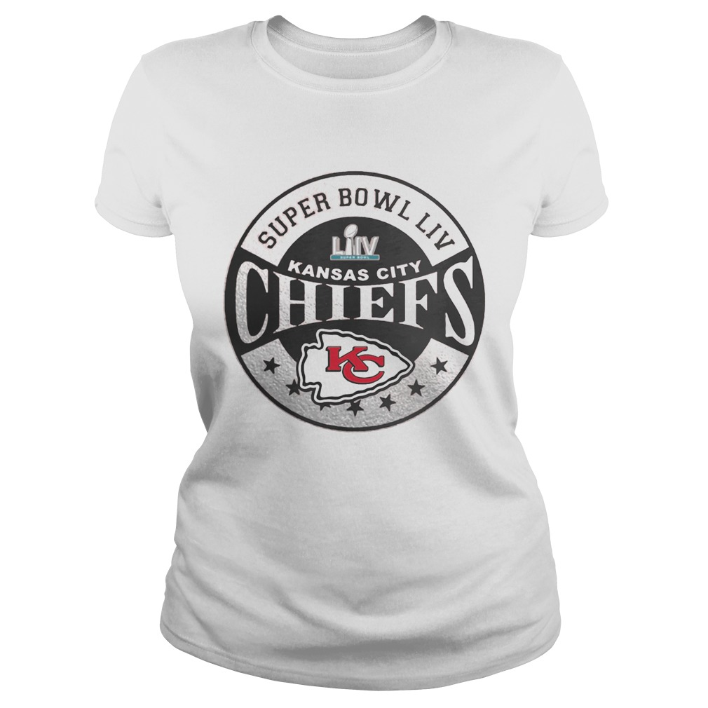 NFL Pro Line by Fanatics Branded Red Kansas City Chiefs Super Bowl LIV Bound In The Zone Metallic s Classic Ladies