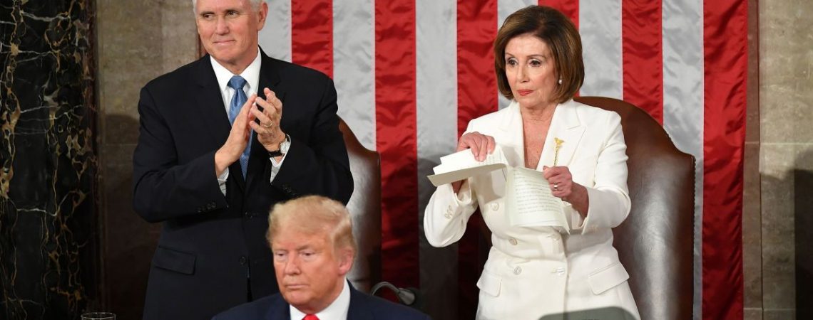 Nancy Pelosi ‘pre-ripped’ pages of Trump’s SOTU speech, video shows