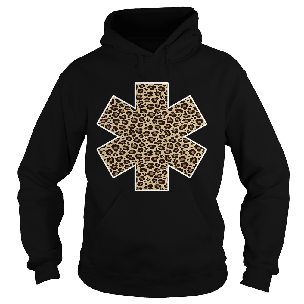 Nurse Medical Emergency Leopard Hoodie