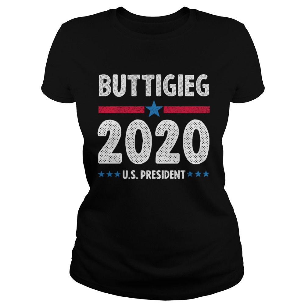 Pete Buttigieg 2020 for President Campaign USA Flag Classic Ladies