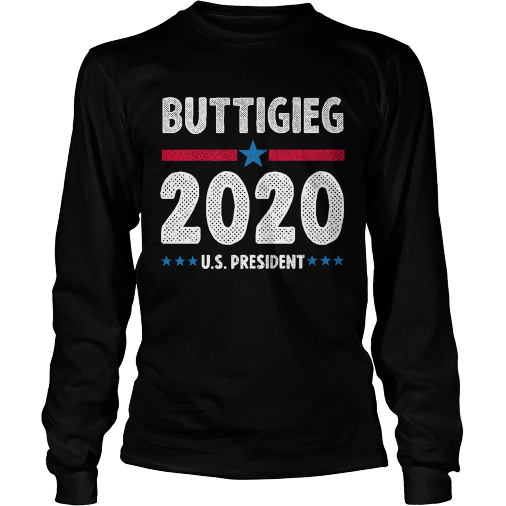 Pete Buttigieg 2020 for President Campaign USA Flag LongSleeve