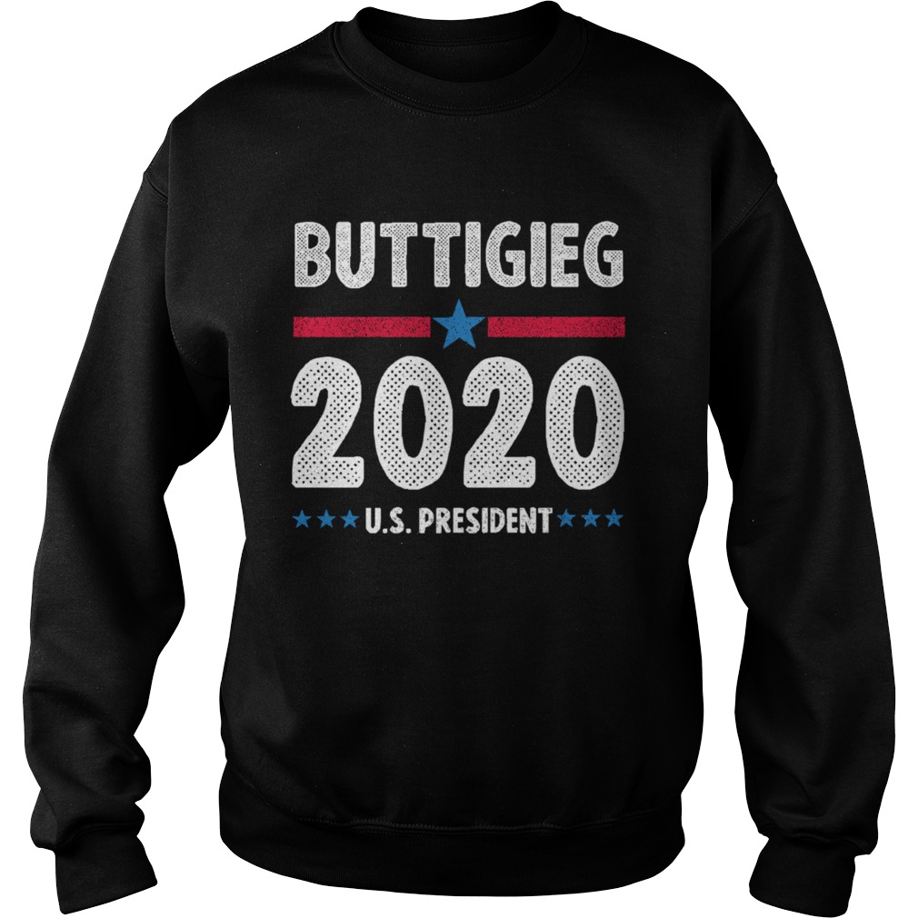 Pete Buttigieg 2020 for President Campaign USA Flag Sweatshirt