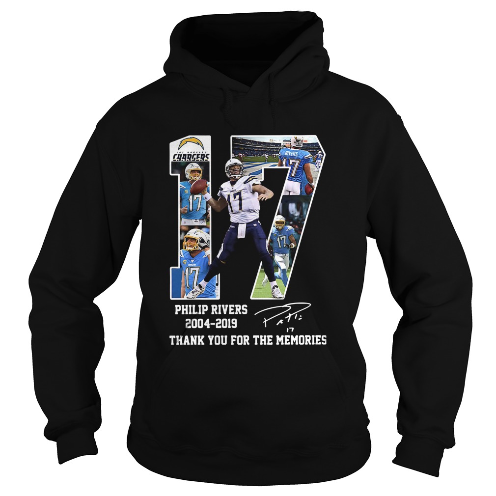 Philip Rivers 17 2004 2019 Thank You For The Memories Hoodie