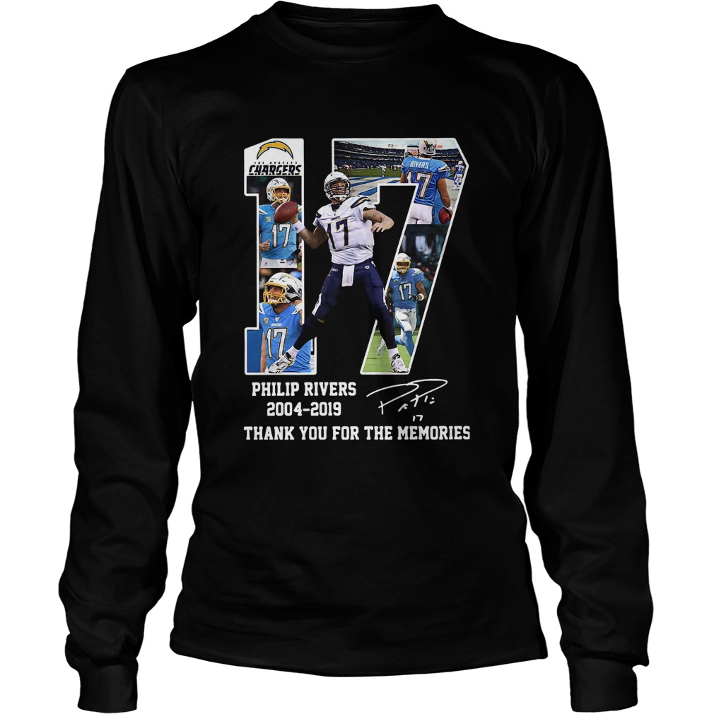 Philip Rivers 17 2004 2019 Thank You For The Memories LongSleeve