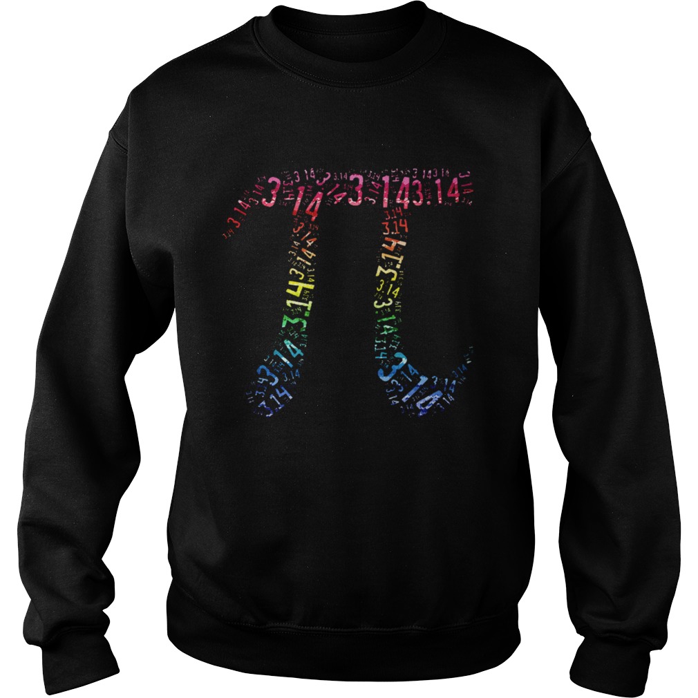 Pi Day 314 Math Geek Colorful Sweatshirt