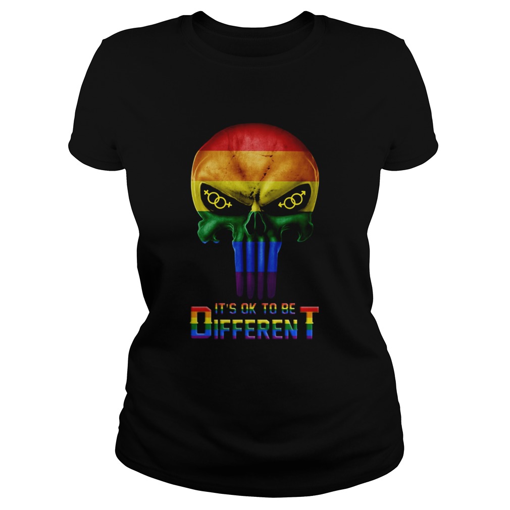 Punisher LGBT Its like to be different Classic Ladies