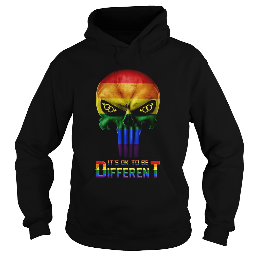 Punisher LGBT Its like to be different Hoodie