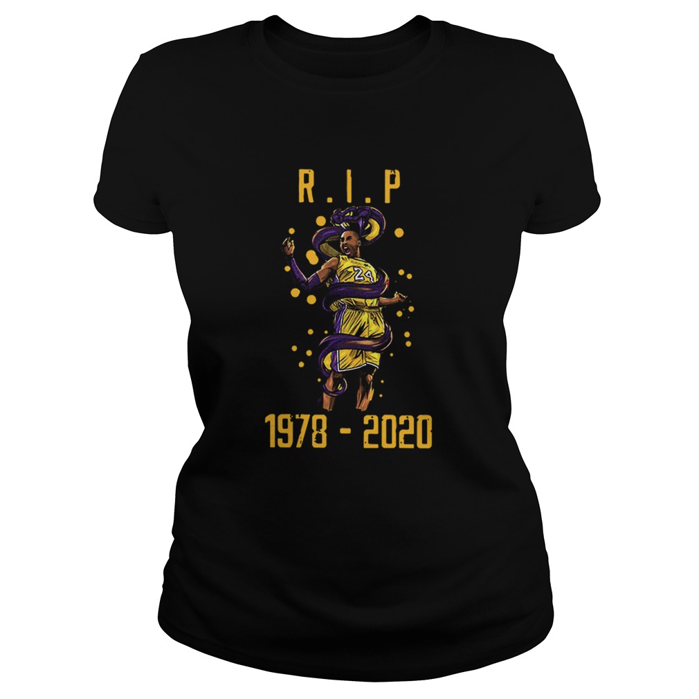 RIP Kobe Bryant 1978 2020 Los Angeles Lakers Black Mamba Out Classic Ladies