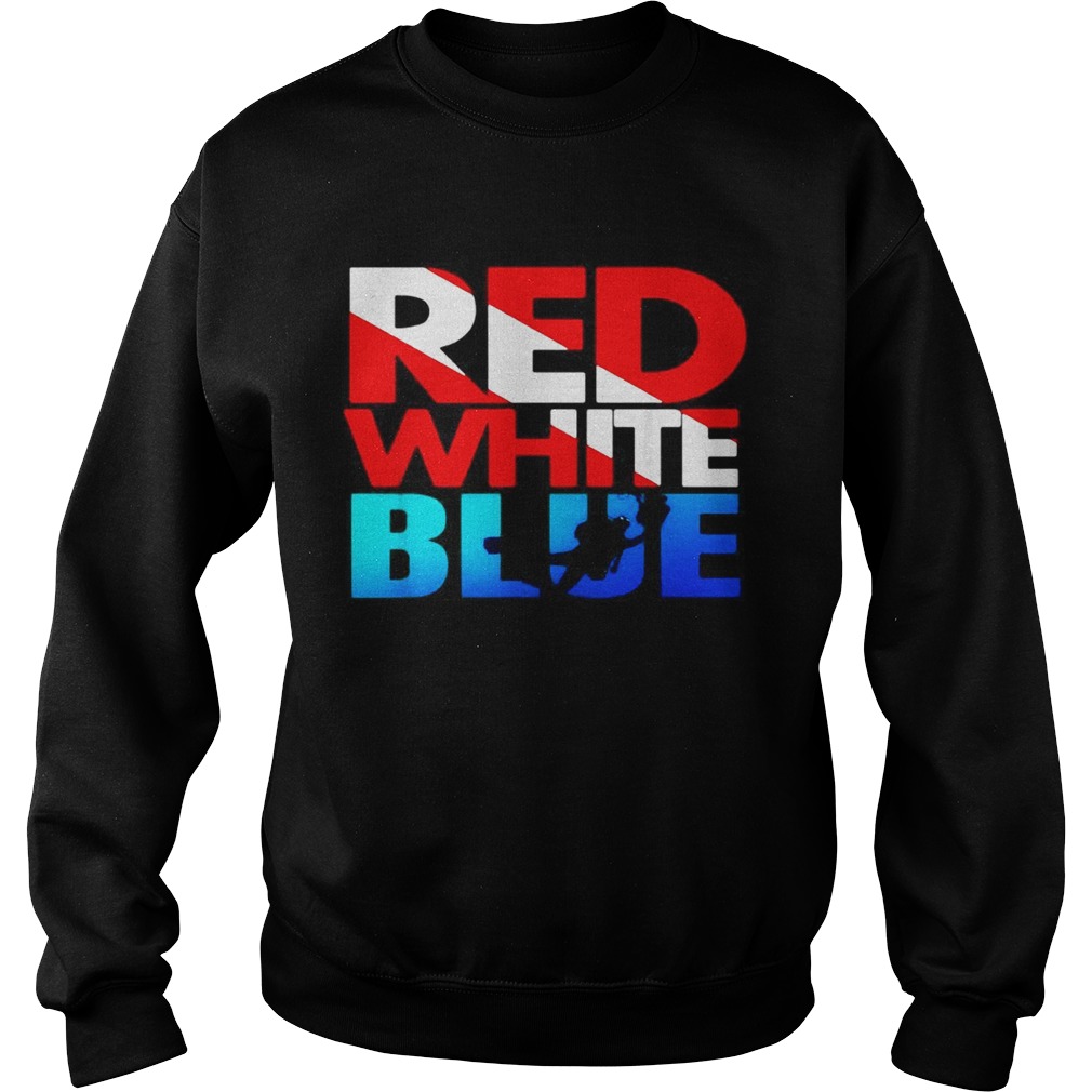 Red white blue Sweatshirt