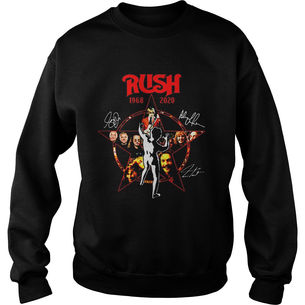 Rush 19682020 signatures autographed Sweatshirt