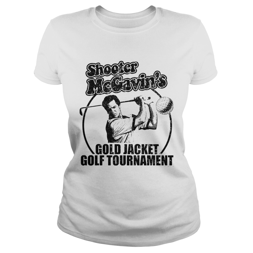 Shooter McGavins Gold Jacket Golf Tournament Classic Ladies