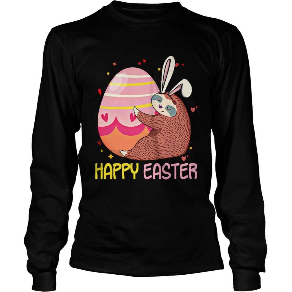 Sloth Easter Egg Happy LongSleeve
