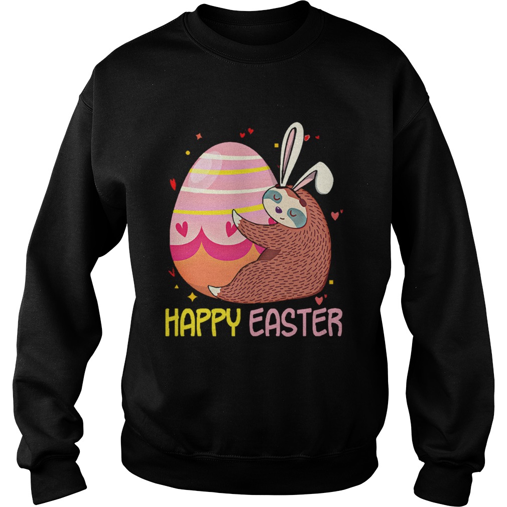 Sloth Easter Egg Happy Sweatshirt