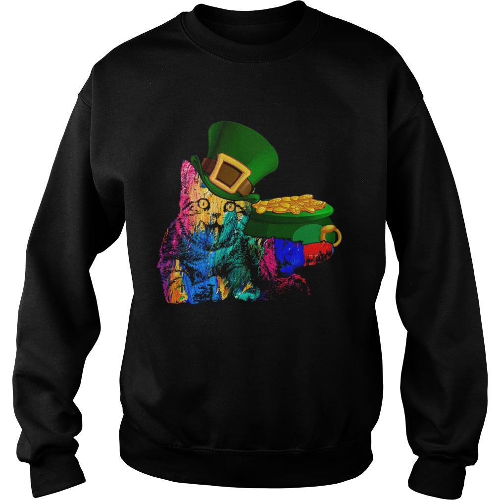 St Patricks day Shirt Cat St Patricks day Sweatshirt