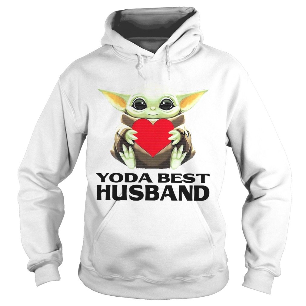 Star Wars Baby Yoda Hug Heart Best Husband Hoodie