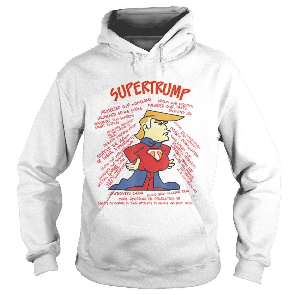 Super Trump Protected Our Homeland Grown Our Economy Hoodie