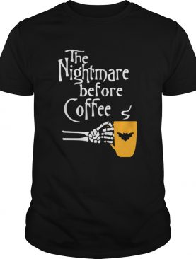 The Nightmare Before Coffee Skeleton Hand shirt