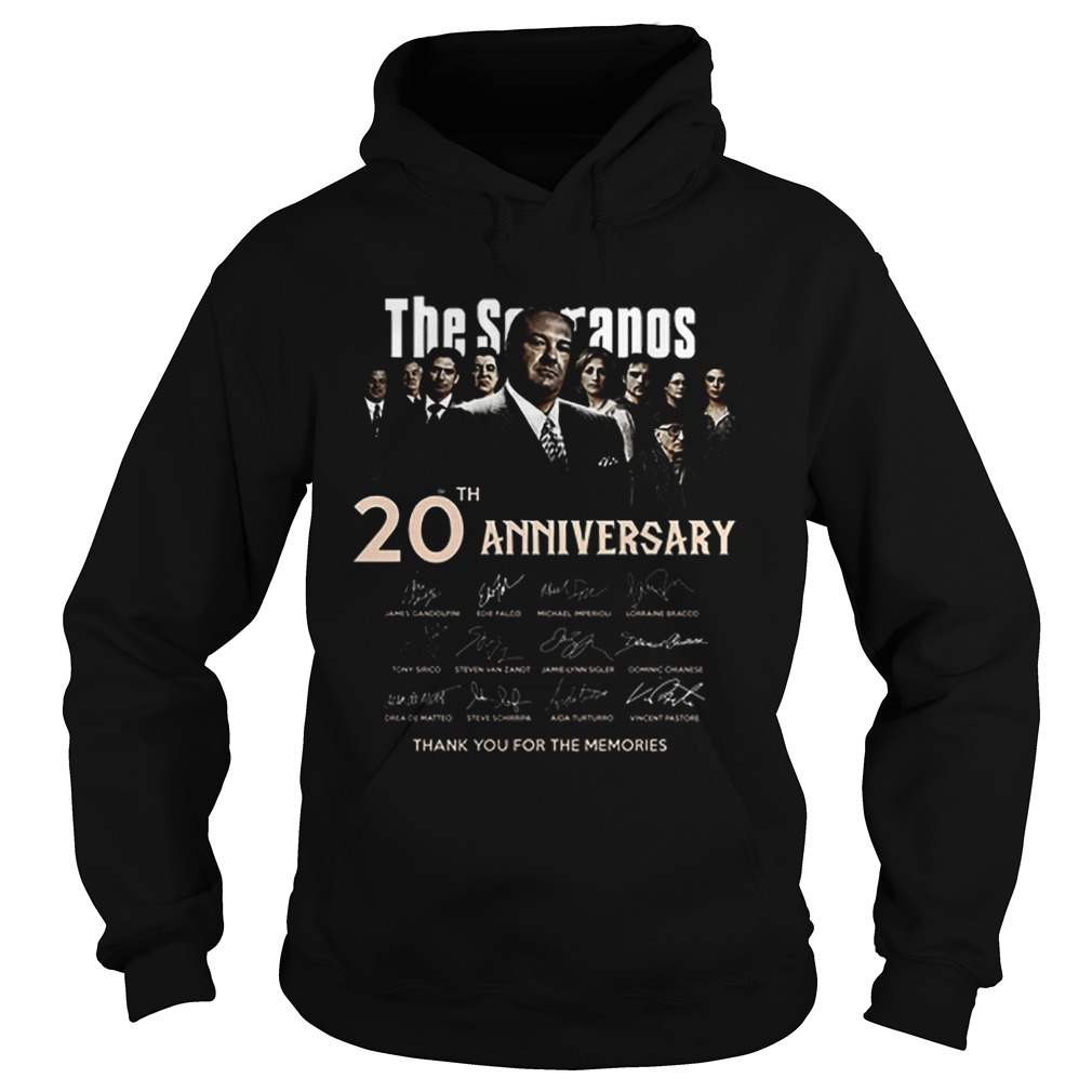 The Sopranos 20th anniversary signed thank you for the memories Hoodie