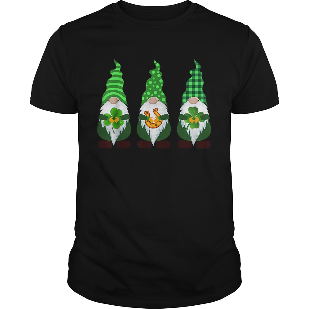 Three Gnomes Lucky St Patricks Day For Men Women Kids shirt