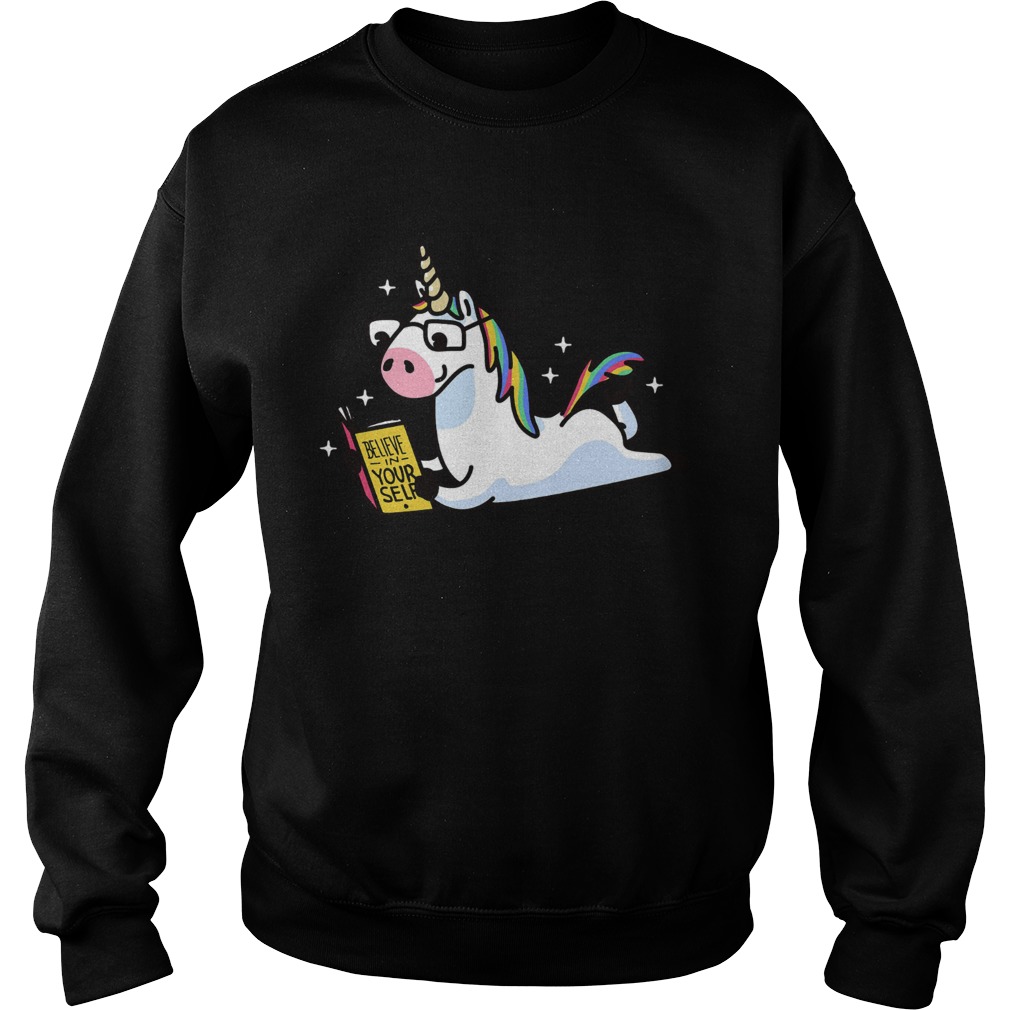 Unicorn Riding Believe In Yourself Sweatshirt