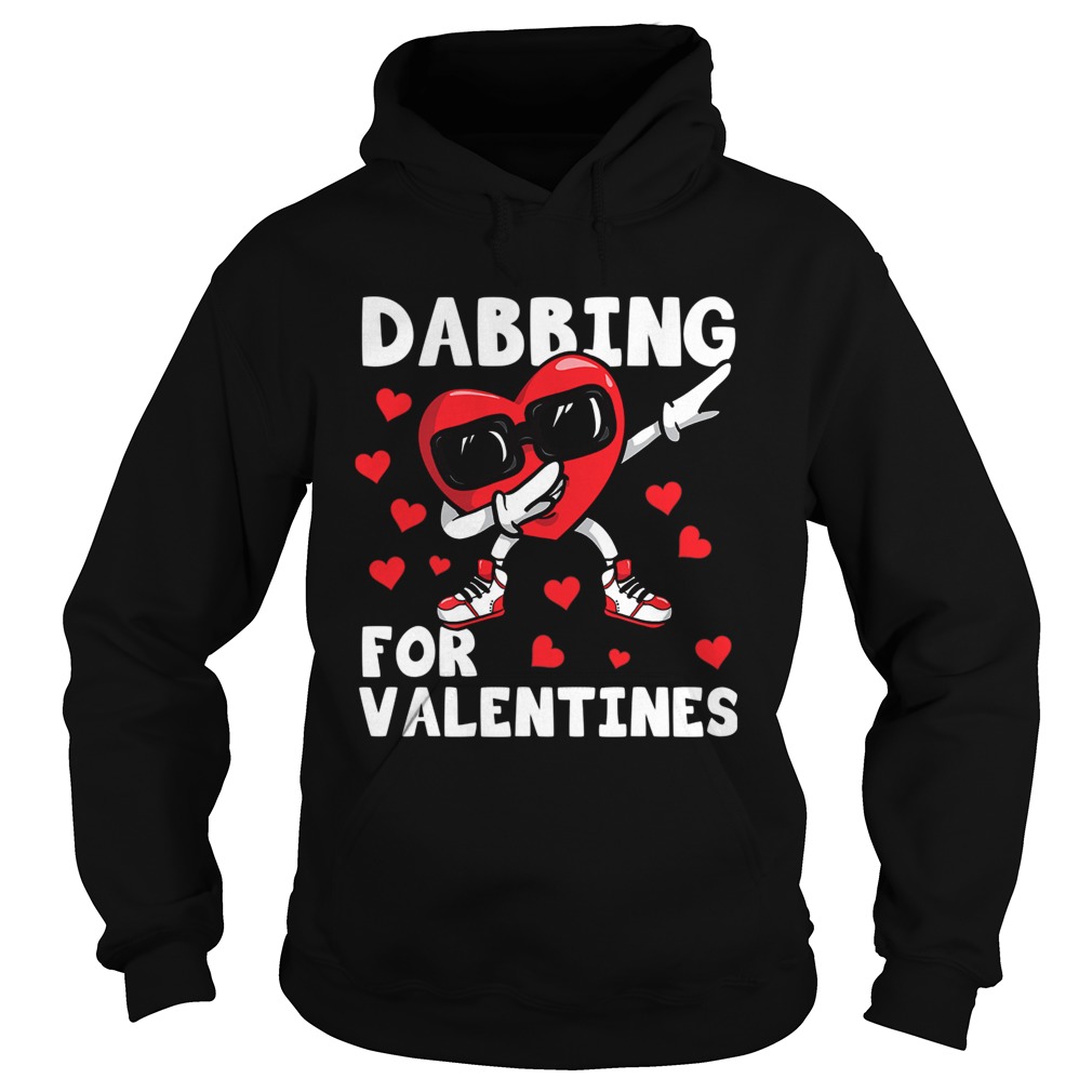 Valentines Day Dancing Heart Lover Cute Dabbing Hoodie