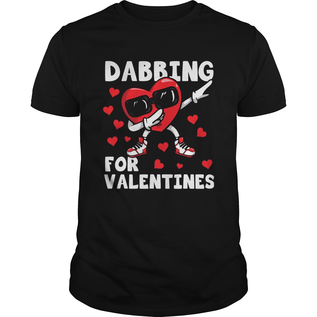 Valentines Day Dancing Heart Lover Cute Dabbing shirt