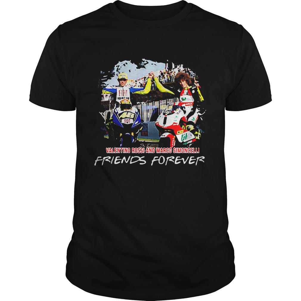 Valentino Rossi and Marco Simoncelli Friends forever shirt