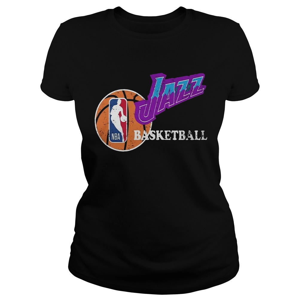 Vintage Jazz Basketball Nba Classic Ladies