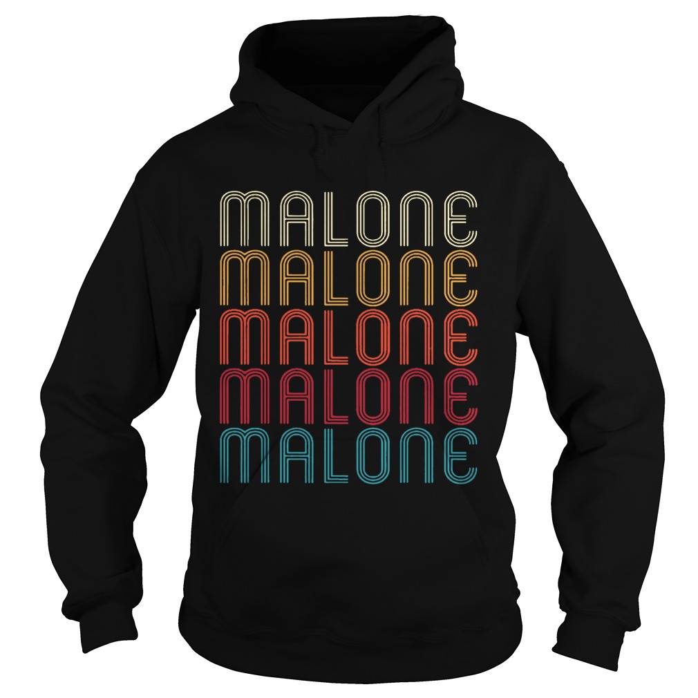 Vintage Style Name Gift Malone Hoodie