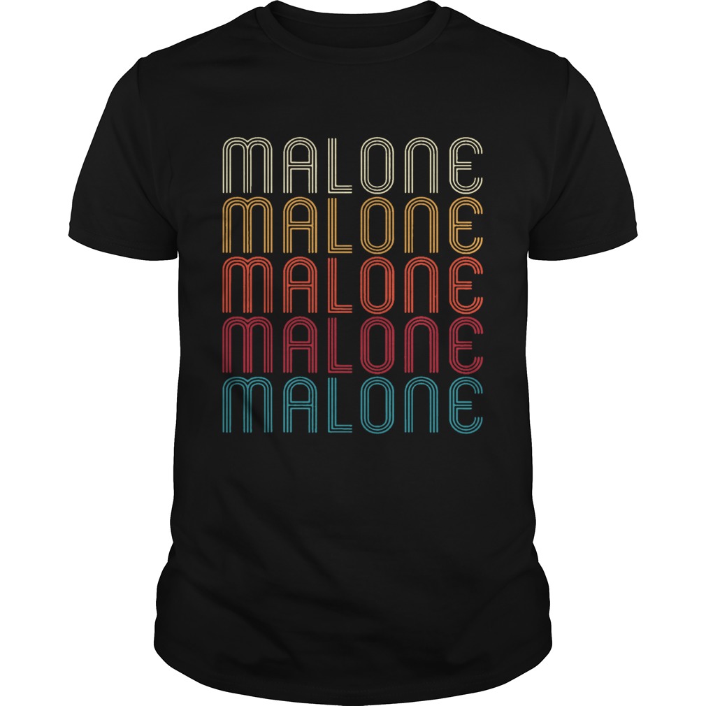 Vintage Style Name Gift Malone shirt