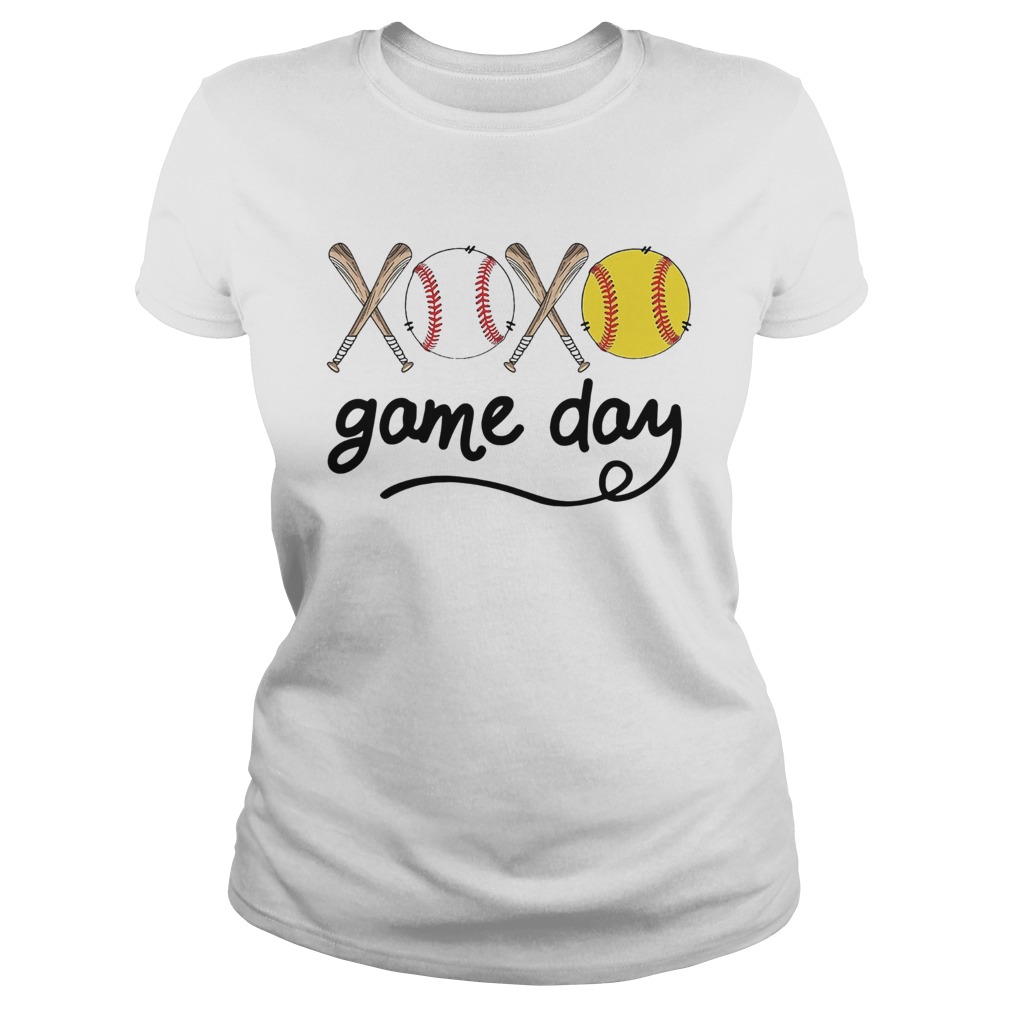 Xoxo Baseball Game Day Classic Ladies