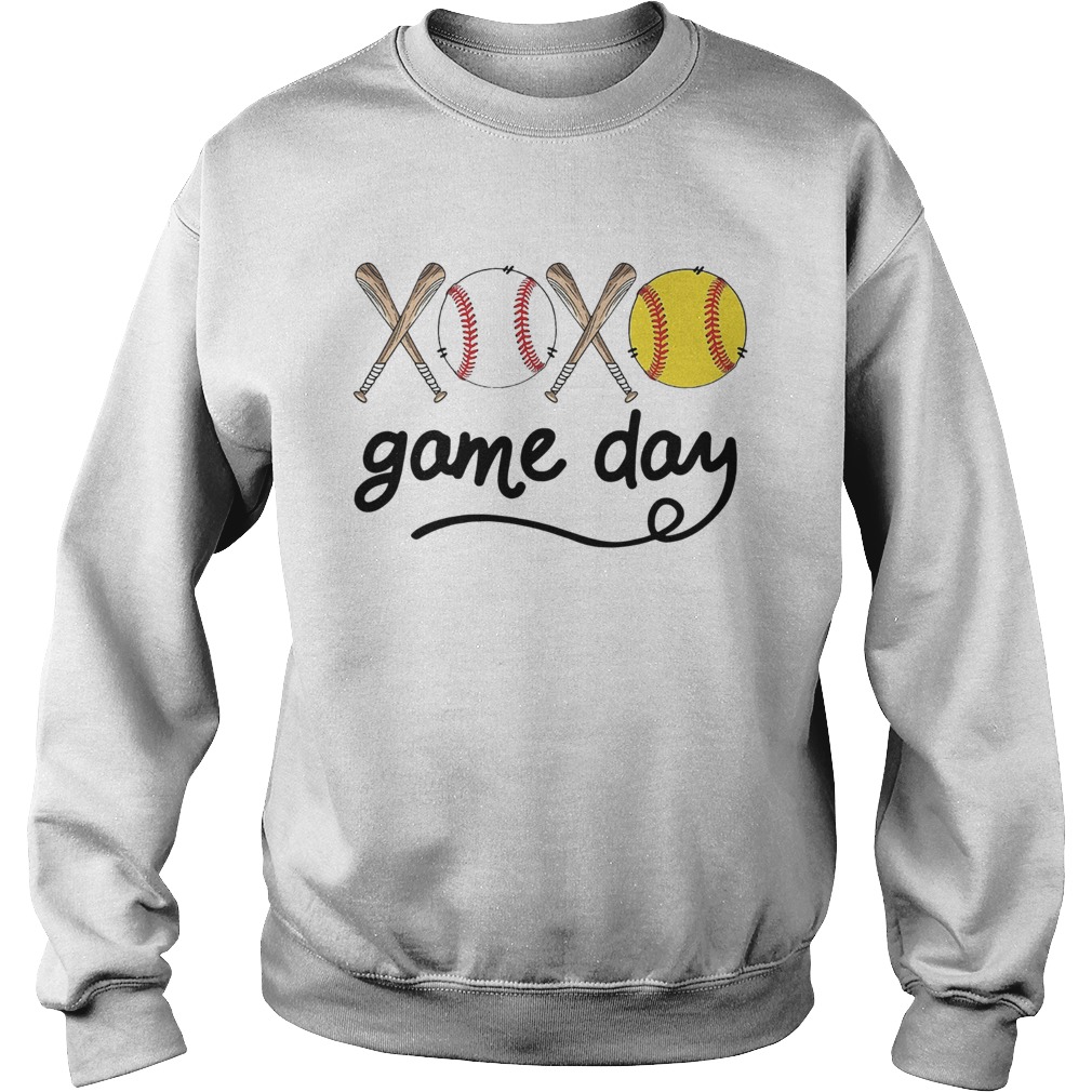Xoxo Baseball Game Day Sweatshirt