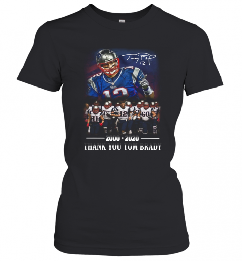 2000 2020 Thank You Tom Brady T-Shirt Classic Women's T-shirt