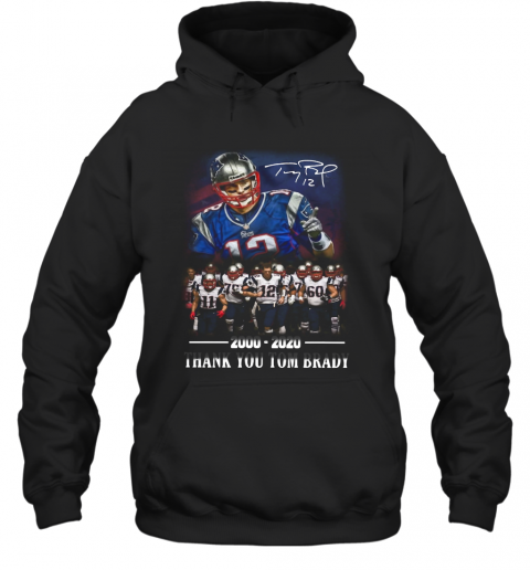 2000 2020 Thank You Tom Brady T-Shirt Unisex Hoodie